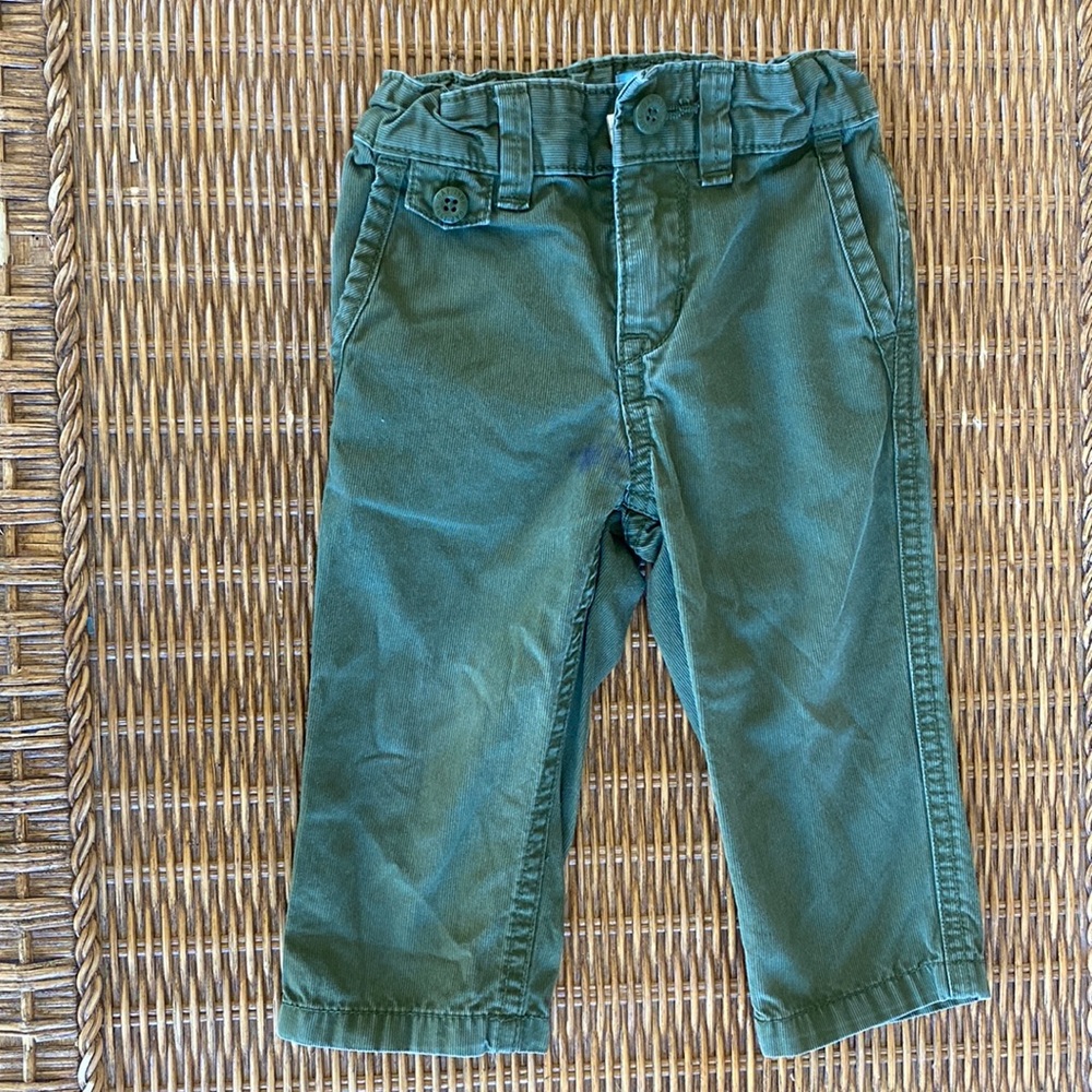 Baby Gap 12-18 Month Olive Khakis